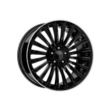 Jante DY1989 19x8 5x112 negre cu margine diamond cut compatibile Mercedes Automotive TrustedCars
