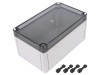 Carcasa Universala Rittal Policarbonat IP66 Transparent NEMA 4X 110x180x90mm Gri Deschis