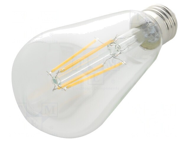 Lampă LED E27 7W Alb Cald 2700K