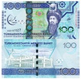 Turkmenistan 100 Manat 2017 Comemorativa P-41 UNC