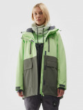 Geacă de snowboard membrana 15000 pentru femei - verde, 4F Sportswear