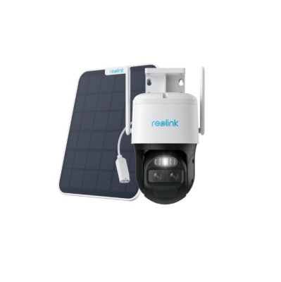 Camera de supraveghere Reolink TrackMix cu panou solar, baterie reincarcabila, WIFI, 4MP, detectare persoana/vehicul, doua obiective foto
