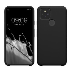 Husa Kwmobile pentru Google Pixel 5, Negru, Silicon, KWM0000122K030C foto