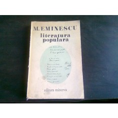 LITERATURA POPULARA DE M. EMINESCU , 1977
