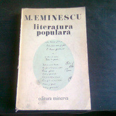 LITERATURA POPULARA DE M. EMINESCU , 1977