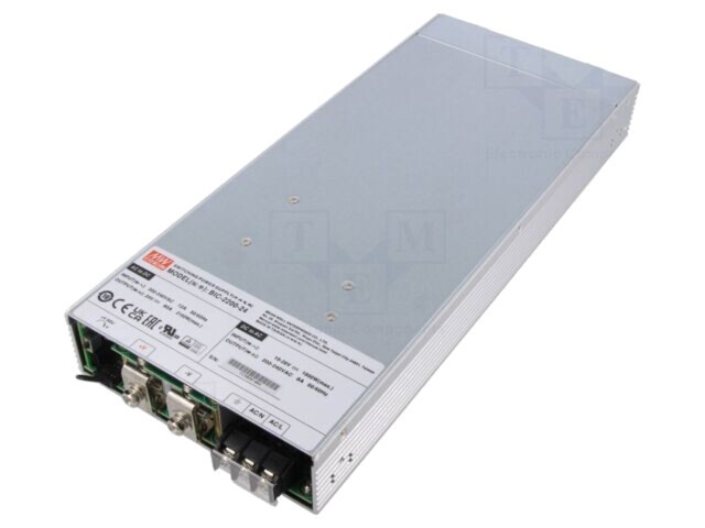 Alimentator pulsatoriu &icirc;ncastrare 2160W MEAN WELL BIC-2200 -30&divide;70&deg;C