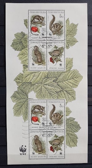 A1 - Cehia 1996 - WWF bloc stampilat