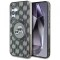 Husa MagSafe pentru Samsung Galaxy S25 S931, Karl Lagerfeld, IML Monogram Karl &amp; Choupette&#039;s Heads, Neagra