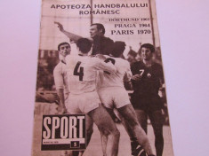 Revista SPORT-nr.5/03.1970 (echipa de fotbal a Romaniei) foto