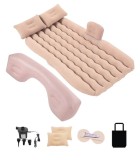 Cumpara ieftin Saltea gonflabila pentru bancheta din spate a masinii cu pompa si perne , universala, pentru calatorii si camping