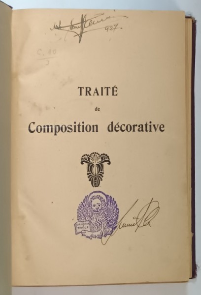 TRAITE DE COMPOSITION DECORATIVE par JOSEPH GAUTHIER et LOUIS CAPELLE , ANII &#039; 20