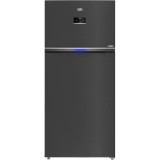 Frigider cu doua usi Beko RDNE650E40ZXBRN, 630 l, NeoFrost Dual Cooling, Multi mode, Touch control, Compresor ProSmart Inverter, Clasa E, H 187 cm, Da