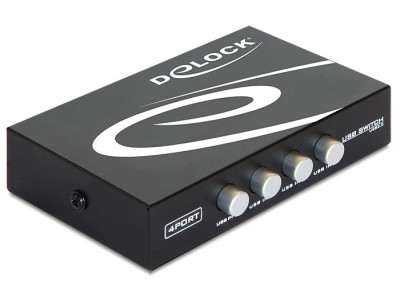 UMSCHALTER USB 2.0 4 PORT MANUELL 87634 DELOCK foto