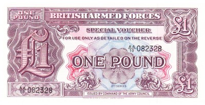 British Armed Forces 1 Pound 1948 P-22a UNC foto