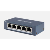 Switch 5 porturi Gigabit, Hikvision DS-3E0505-E, fara management, 5 x 1000M Ethernet ports, Supports IEEE 802.3, IEEE 802.3u and IEEE 802.3x, 1000M ne