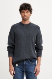 Pepe Jeans pulover de bumbac culoarea bleumarin, călduros, PM7000022