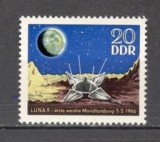 D.D.R.1966 Cosmonautica-Luna 9 SD.186, Nestampilat