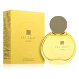 Apa de parfum Avon Far Away Shine 50 ml , floral, fructata, pentru femei, cu note de para, bujor si mosc, ideala pentru zile pline de energie si elega