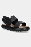 Camper sandale de piele Pelotas Flota Sandal bărbați, culoarea negru, K101030-001