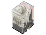 Releu electromagnetic OMRON 4PDT 24VDC, contacte max 6A
