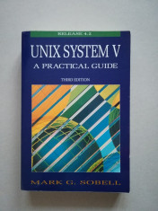 UNIX system V (sisteme de operare) (programare) (in limba engleza) foto