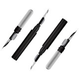 Cumpara ieftin Set 2 kituri curatare casti 5 in 1 multifunctionale, ABS, 10.6 x 1.3 x 1.3 cm, pentru AirPods, earbuds, smartphone, tastatura si dispozitive electroni
