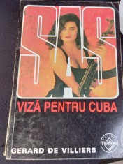 VIZA PENTRU CUBA SAS GERARD DE VILLIERS foto