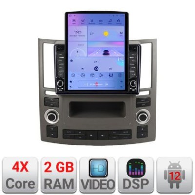 Navigatie Infiniti FX45 2007-2009 Android radio gps internet quad core 2+32 ecran vertical 9.7&amp;quot; fx45-old+EDT-E708 CarStore Technology foto