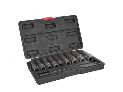 Set tubulare adanci pentru suruburi rupte, 6-19 mm, 11 elemente, Tvardy T00130 foto