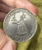 Moneda 500 lei 1941. Argint. Stare buna! Stefan Cel Mare pe verso Regele Mihai, SAFE