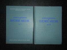 BARBU CAMPINA - STUDII SI MATERIALE DE ISTORIE MEDIE 2 volume (1956-1957)