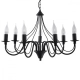 Candelabru MINERWA 7 negru, Sollux Lighting