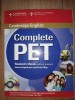 Complete Pet Student&#039;s Book Cambridge University Press, 2010, Manual limba engleza