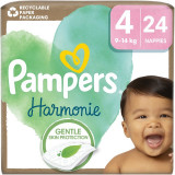 Pampers Harmonie Size 4 scutece de unică folosință 9-14 kg 24 buc