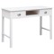 vidaXL Birou, alb, 108x45x76 cm, lemn masiv de paulownia 338535