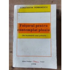 Foisorul pentru contemplat ploaia Din insemnarile unui psihiatru Constantin Romanescu
