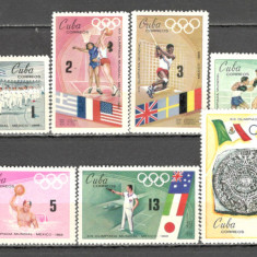 Cuba.1968 Olimpiada de vara MEXIC GC.144