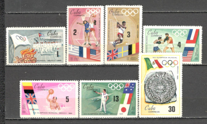 Cuba.1968 Olimpiada de vara MEXIC GC.144