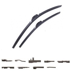 Set 2 stergatoare parbriz tip Aerotwin VW Bora (10.1998 - 06.2002) EUROHELP 27-WBF525 / 27-WBF475 foto