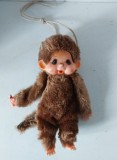 Maimutica Monchhichi (kiki), moncicci, moncici, cu snur de atarnat, 22 cm