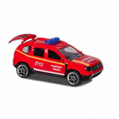 Majorette macheta Dacia Duster Pompieri, 1:64