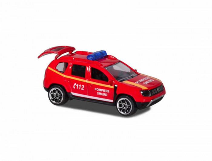 Majorette macheta Dacia Duster Pompieri, 1:64