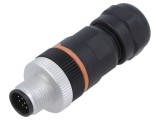 Conector M12 12 pini drept IP67 30V lipire cablu LAPP
