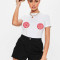 Tricou dama alb - Acadele - M