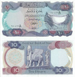 1978 , 10 dinars ( P-65a.2 ) - Irak - stare XF