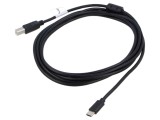 Cablu USB 2.0 USB B la USB C 3m negru LANBERG
