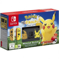 Consola Nintendo Switch + Pokemon Let`s Go Pikachu Bundle foto