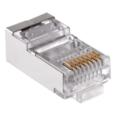 MUFA RJ45 8P8C CAT 5E ECRANATA foto