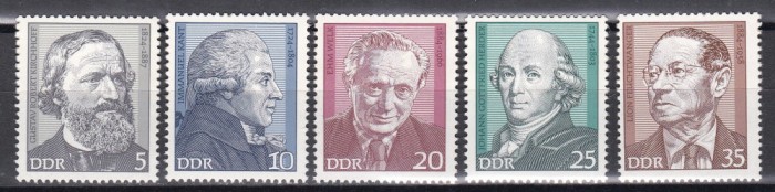 Germania RDG 1974 - Personalități, MNH