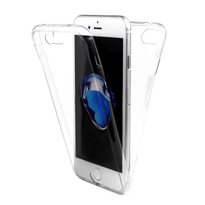 Husa iPhone 7 Plus / 8 Plus Silicon TPU 360 grade - transparent foto